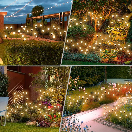 Solar-Powered Swaying Firefly Garden Lights | Waterproof Outdoor Stake Lights for Yard, Pathway & Landscape Decor 🏡✨ LGZ