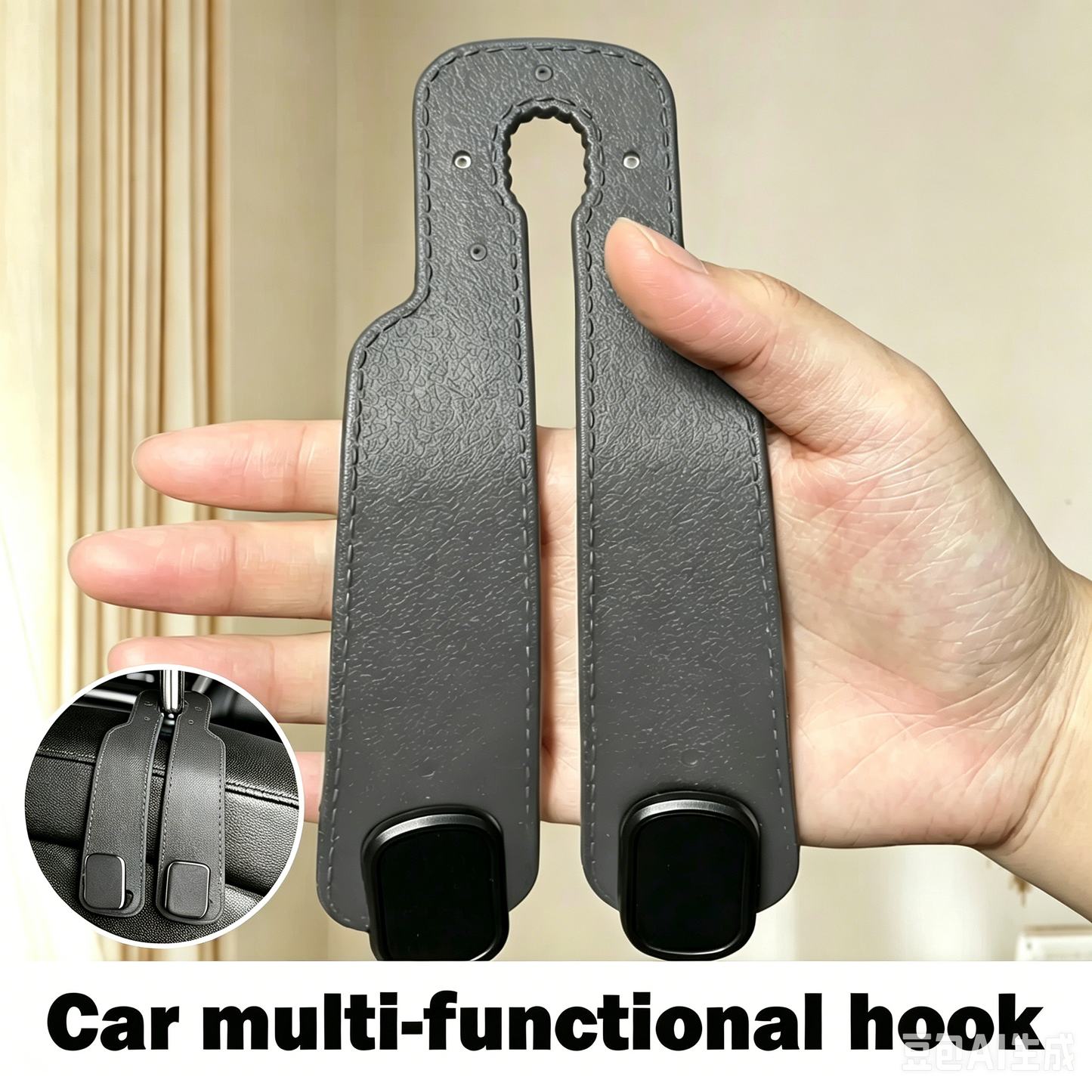🚗Car Seat Back Storage Hook🪝 It has a bendable design to fit most car seats, suitable for both long-distance journeys and daily commutes✨-XLB