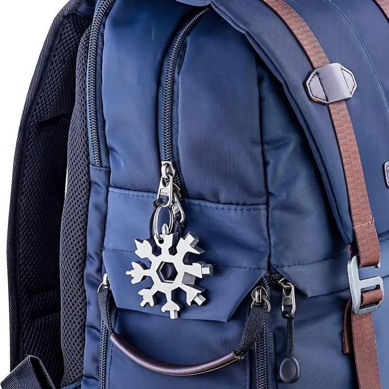 18-in-1 Multi-Function Snowflake Wrench🔧Outdoor, Cycling & Emergency Repair Tool-YOY