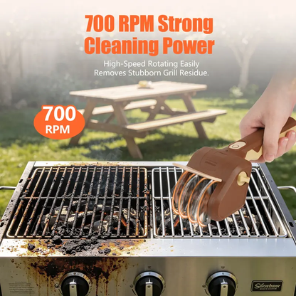 🔥 Electric Grill Cleaning Brush: The Fastest Way to a Spotless Grill-CJP