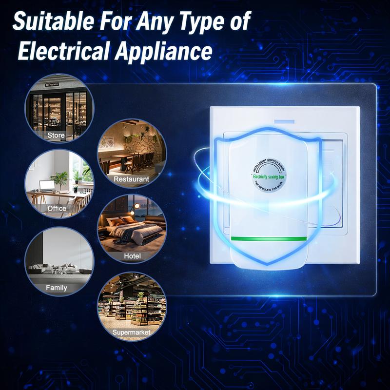 Plug-in Power Box, Compact & Portable, With Indicator Light, Ideal for Home and Office Use,-KPL