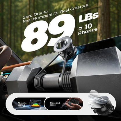 Car Phone Holder, Magnetic Phone Mount, Perfect for Your Vehicle. Vacuum Suction Cup Phone Holder, Suitable for Jeep, BMW and more car models.-KPL