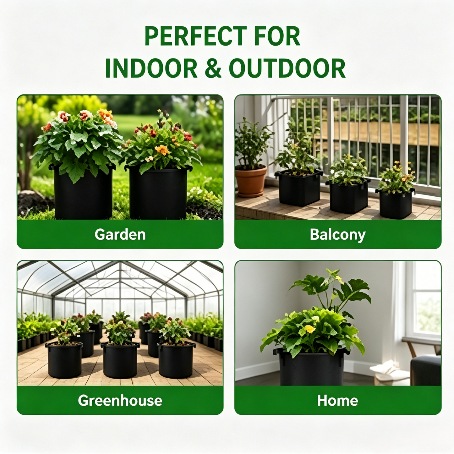 🌱 Premium Non-Woven Grow Bags | Breathable Fabric Pots for Healthier Plants & Bigger Harvests-WBJ