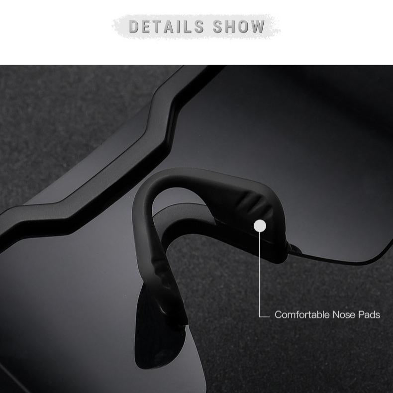 😎 Unisex Photochromic Polarized Safety Sunglasses UV400 | Y2K Aviator Sports Glasses🚴‍♂️, Ideal for Cycling, Driving, Fishing, Golf and Other Activities🎣-AUX
