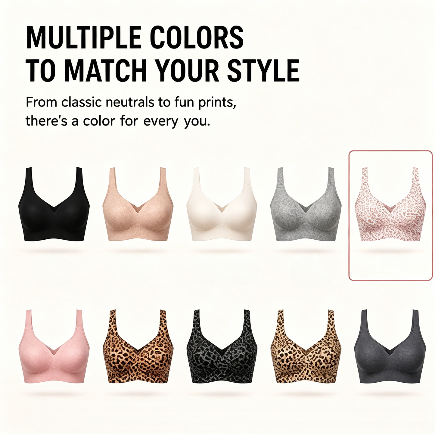 🧚 No-Show Push-Up Bra | Instant Bust Lift & Perky Shape, Seamless & Comfortable-WBJ