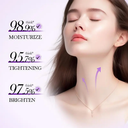 🤍 Smooth Wrinkles & Reduce Double Chin with Collagen Neck Firming Cream Suitable for Wrinkled Skin,with Hyaluronic Acid,VitaminC+E-XLB