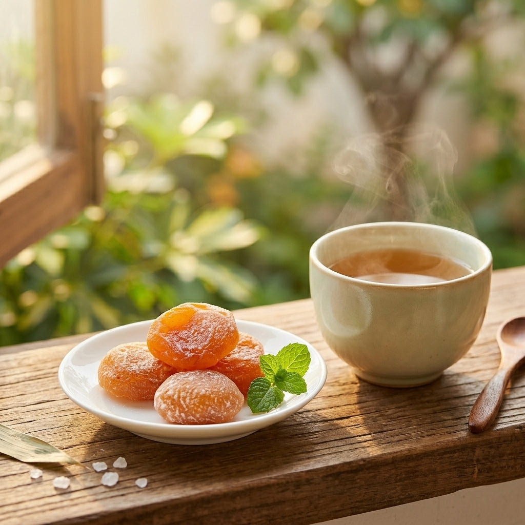 🌾 Natural Throat Care | Sweet & Mellow Returning SweetnessBamboo Salt Licorice Dried Loquat-DZT