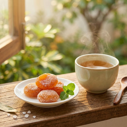 🌾 Natural Throat Care | Sweet & Mellow Returning SweetnessBamboo Salt Licorice Dried Loquat-DZT