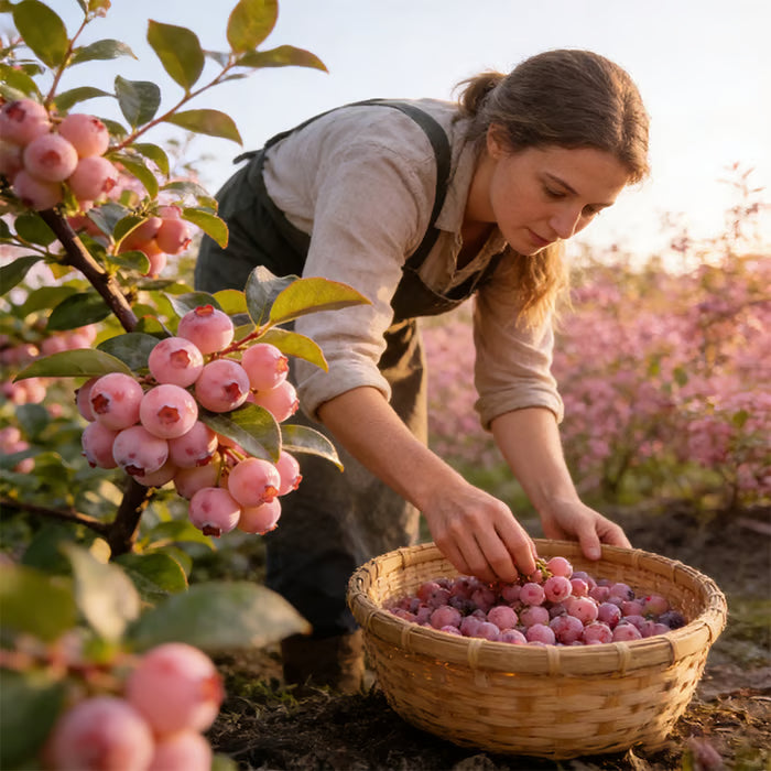 🔥50K+ SOLD!💟Premium Pink Blueberry Seeds -😋A Uniquely Delightful Taste-ZBD