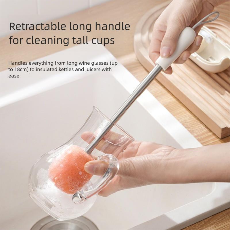 Portable 4-in-1 Capsule Cup Cleaning Brush Set | Retractable & Space-Saving Design-DZT