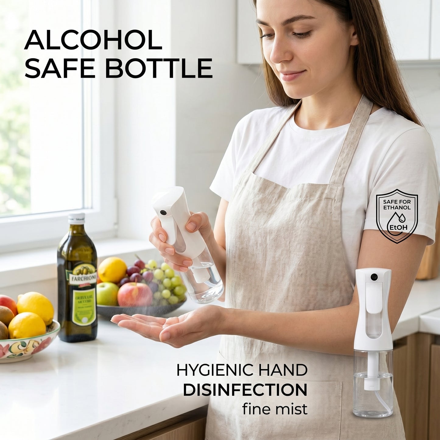🌟 Ultimate Continuous Fine Mist Spray Bottle - Multi-Purpose Household Essential-DZT