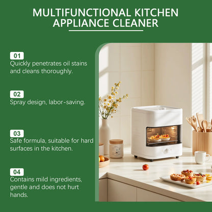Natural Enzyme Formula Kitchen Grease Cleaner, Fast Degreasing Spray for Stoves & Range Hoods.-KPL