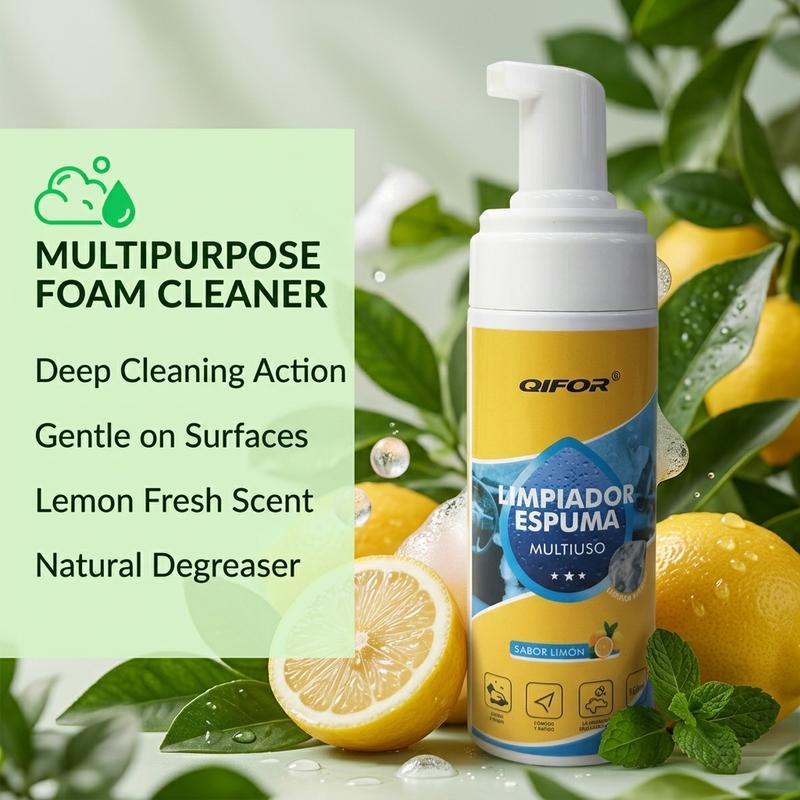 ✨ 4-in-1 Multi-Enzyme Foam Spray Cleaner 🚗🛋️ Powerful Deep Cleaning Solution for Home & Car Care — Easily Removes Stains from Car Interiors, Sofas, Seats & More. Keep Your Space Fresh & Spotless While Enjoying Summer Outdoor Adventures! ☀️🌿-KPL