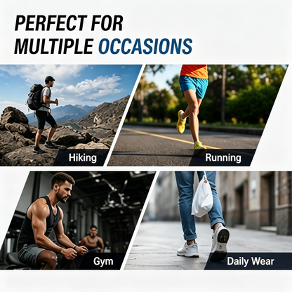 👟 Fashion Non-slip Outdoor Sneakers Comfort Soft Sole Casual Walking Shoes-WBJ