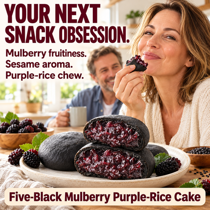 Five-Black Mulberry & Purple Rice Cake-ZRT