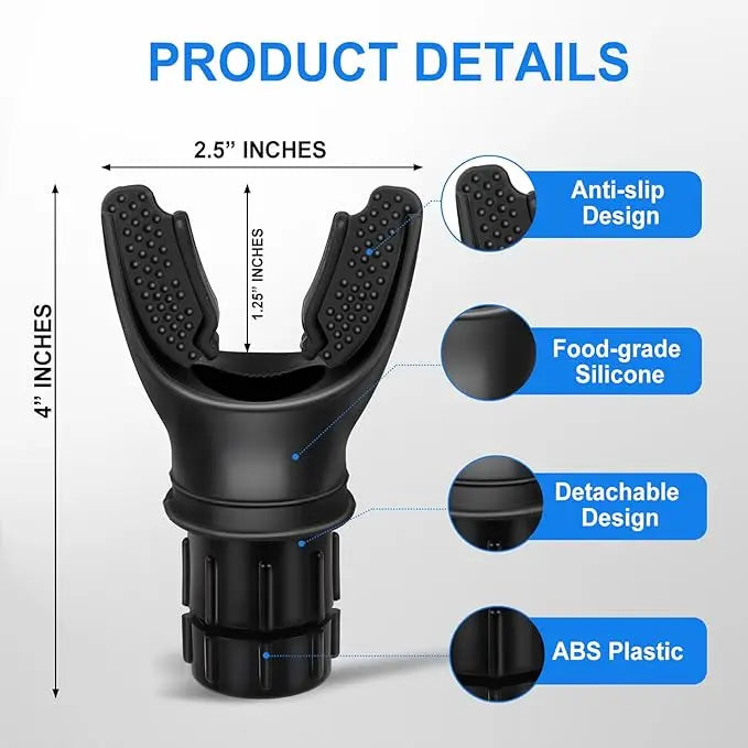 Unlock Your Ultimate Lung Capacity & Boost Endurance with the Pro Breathing Muscle Trainer!-DZT