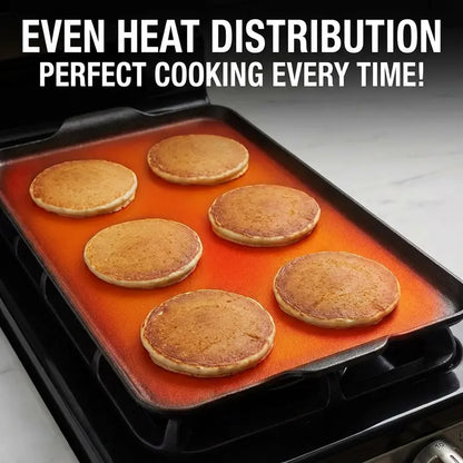Premium Outdoor Cast Iron Griddle | Heavy-Duty Non-Stick Grill Pan for Camping & Home 🍳🏕️ LGZ