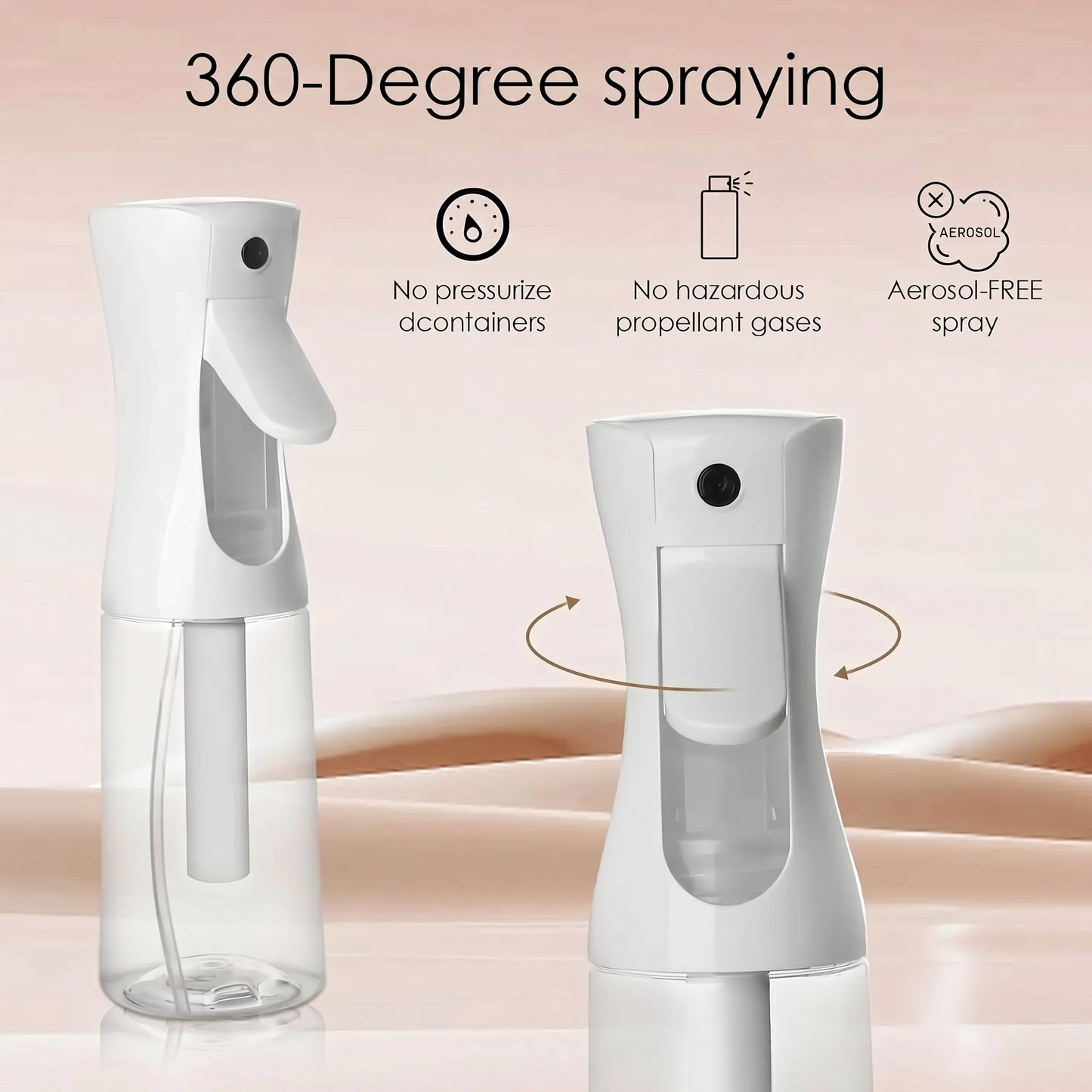 🌟 Ultimate Continuous Fine Mist Spray Bottle - Multi-Purpose Household Essential-DZT