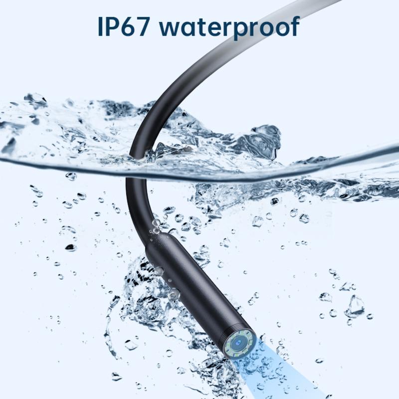 📷Professional Inspection Camera with LED Lights– Waterproof HD Endoscope for Auto Repair & Home Maintenance-YOY