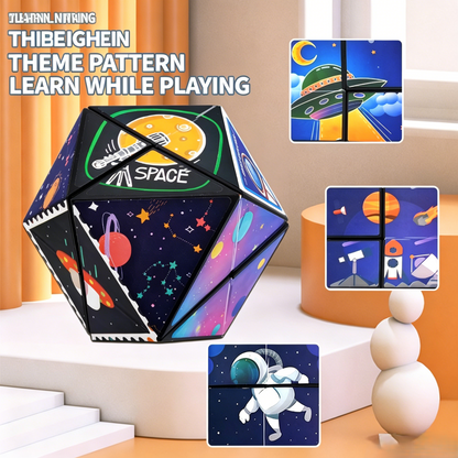 🧠Infinite Shape Magic Cube Puzzle – Creative Transforming IQ Fidget Toy for Kids & Adults-YOY