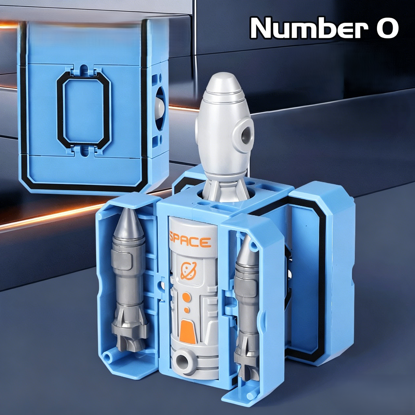 🤖10-in-1 Number Transforming Robot Toy –🔢Numbers 0–9 each transform into a unique mini robot or vehicle mode-YOY
