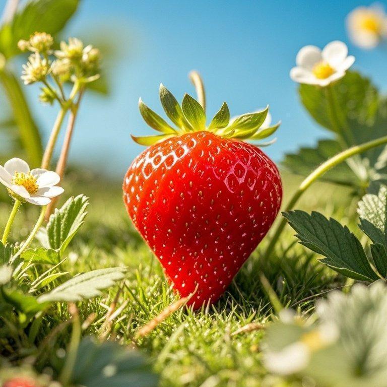 🍓Four Seasons Cream Strawberry Seeds🌱Sweet & Juicy | Easy Grow for Pots & Garden | High Yield Strawberry Seeds-YOY