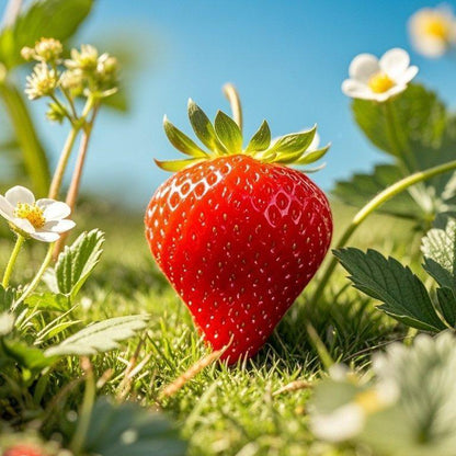 🍓Four Seasons Cream Strawberry Seeds🌱Sweet & Juicy | Easy Grow for Pots & Garden | High Yield Strawberry Seeds-YOY