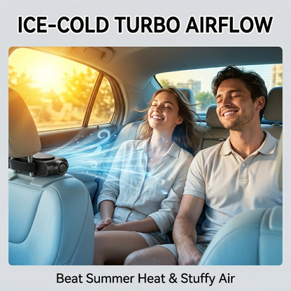 🚨 Melt In The Car? 🥶 Get This Turbo Car Seat Fan & Enjoy 3-Speed Instant Cool!-QZZ