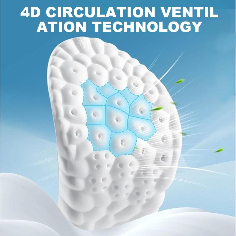 ☁️👞4D Shoe Cloud Men's and Women's Insoles, Soft Memory Sponge Orthopedic Insoles, Sports Insoles-AUX