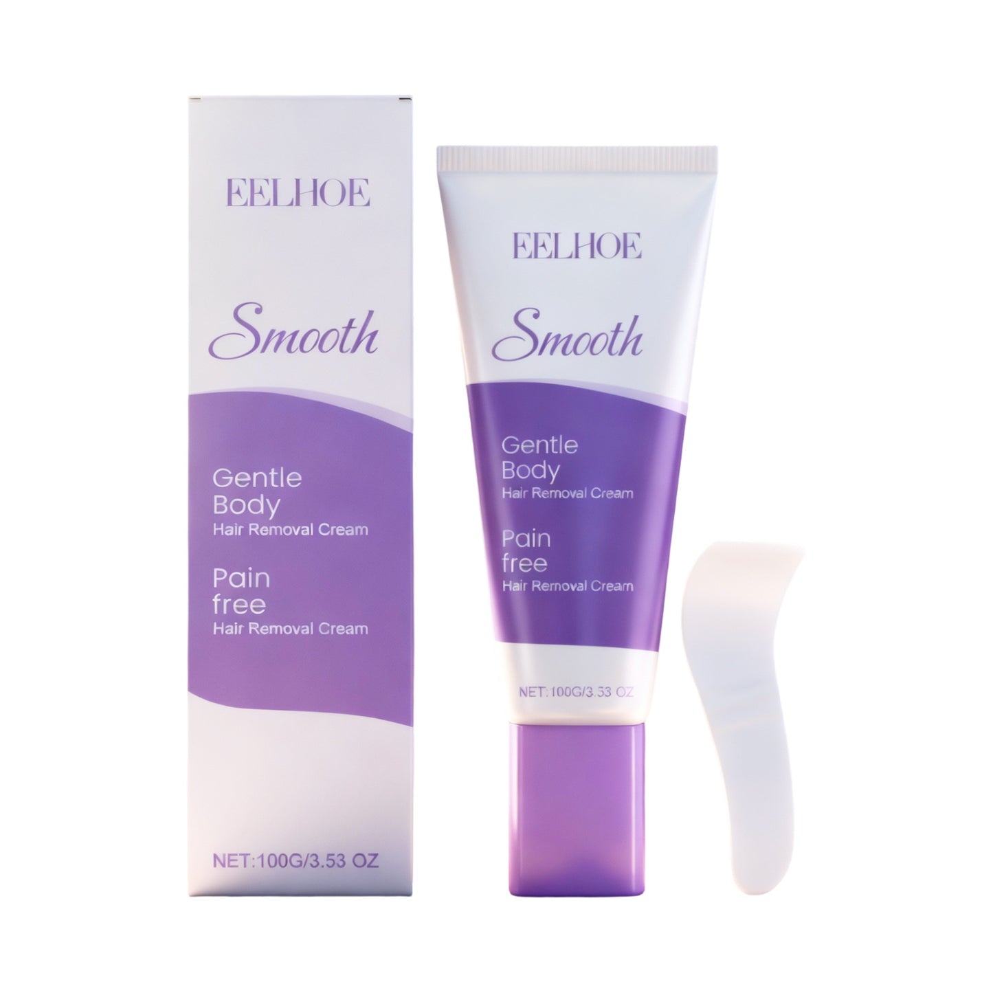 Bikini Pain-Free Hair Removal Cream for Sensitive Skin, Hypoallergenic Formula-Gentle & Fast-Acting Depilatory with Citrus Scent, Aloe & Hyaluronic Acid for Soothing Care, Suitable for Men & Women-JY