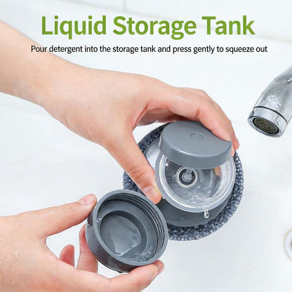 Soap Dispensing Pot Brush | The Ultimate Grease Fighter That Protects Your Hands!-DZT