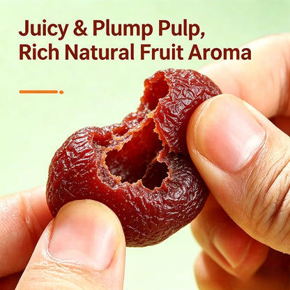 😋Hollow Dried Hawthorn Berries - 🍃100% Natural Digestive Healthy Fruit Snack, Seedless & Plump Preserved Hawthorn-XLB