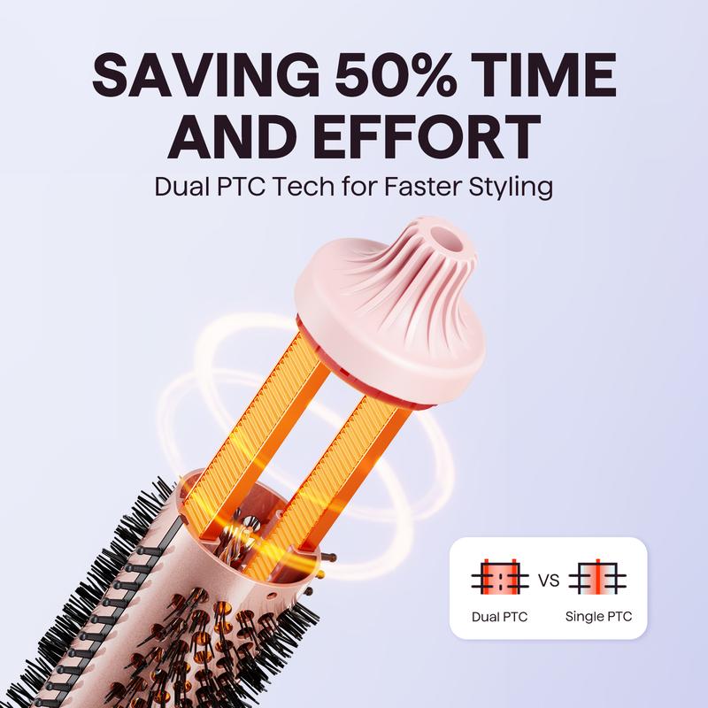 Negative ion hair curler with LED display, suitable for all hair types.-KPL