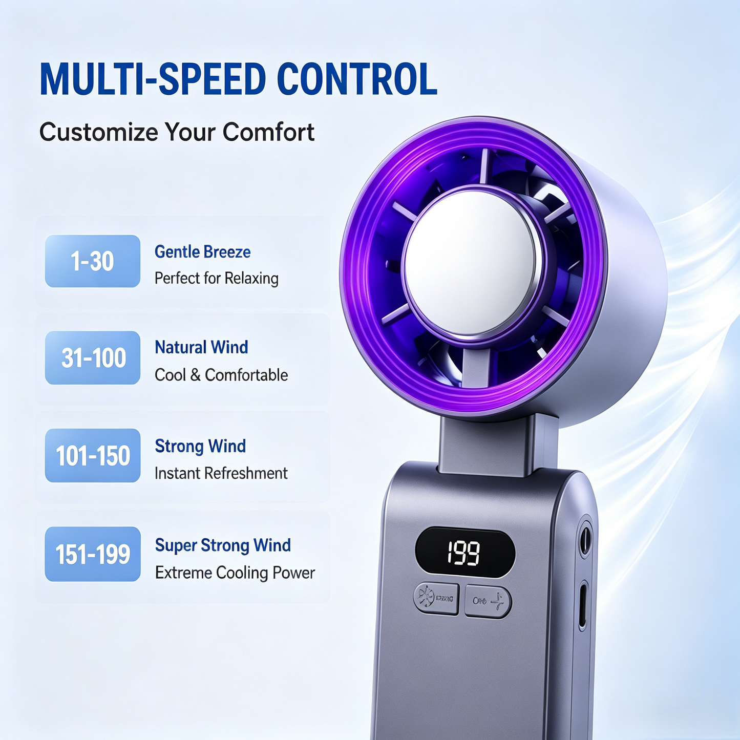 ❄️Semiconductor Cooling Handheld Fan Instant Ice Cold Air Cooler-WBJ