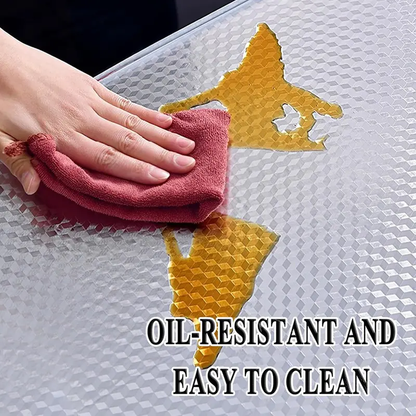 💧 Waterproof Oil Resistant Contact Paper, Peel & Stick Aluminum Foil Sticker for Stove, Cabinet and Wall Decoration-XLB