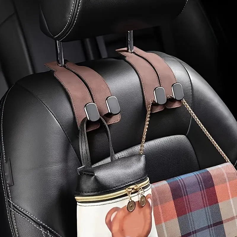 🚗Car Seat Back Storage Hook🪝 It has a bendable design to fit most car seats, suitable for both long-distance journeys and daily commutes✨-XLB
