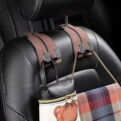 🚗Car Seat Back Storage Hook🪝 It has a bendable design to fit most car seats, suitable for both long-distance journeys and daily commutes✨-XLB