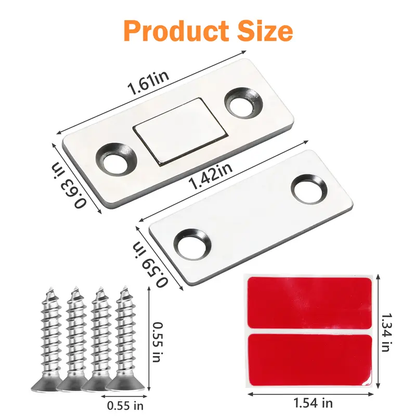 🧲 Ultra-Thin Magnetic Door Catch: No More Slamming Doors!-CJP