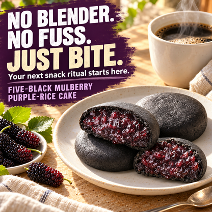Five-Black Mulberry & Purple Rice Cake-ZRT