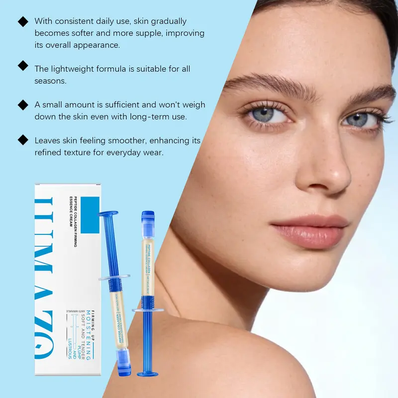 ✨Anti-Wrinkle Peptide Collagen Face Serum✨ – 💧Deep Hydration for Glass Skin, Plump & Smooth All Fine Lines - XLB