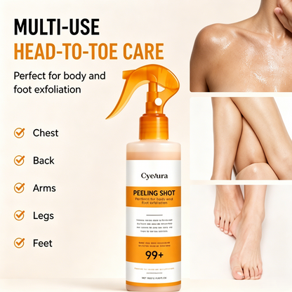 🧴Full Body Peeling Spray Dead Skin Remover Turmeric Skin Brightening Mist-WBJ