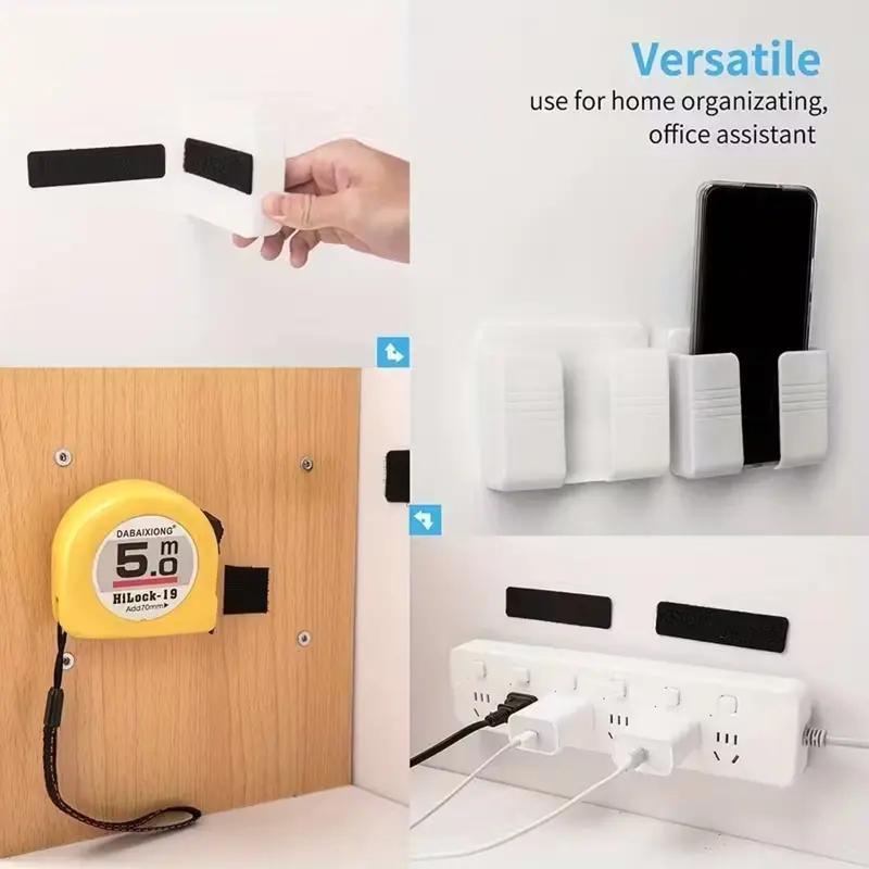 🏠Heavy Duty Waterproof Self-Adhesive Double Sided Hook and Loop Strips, Reusable Mounting Tape for Wall Hanging Picture Frames, Frame Wall Decor, Cable Organizer (Home & Office Use)-AUX