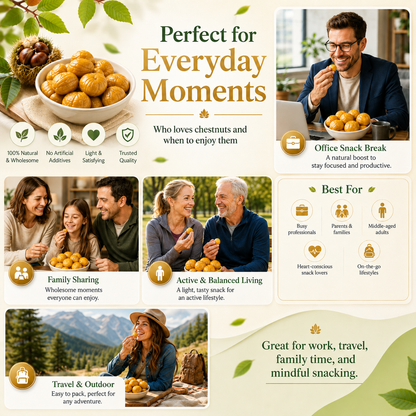Nature’s Golden Chestnuts — A Heart-Conscious Snack Packed with Daily Nutrition-QZZ