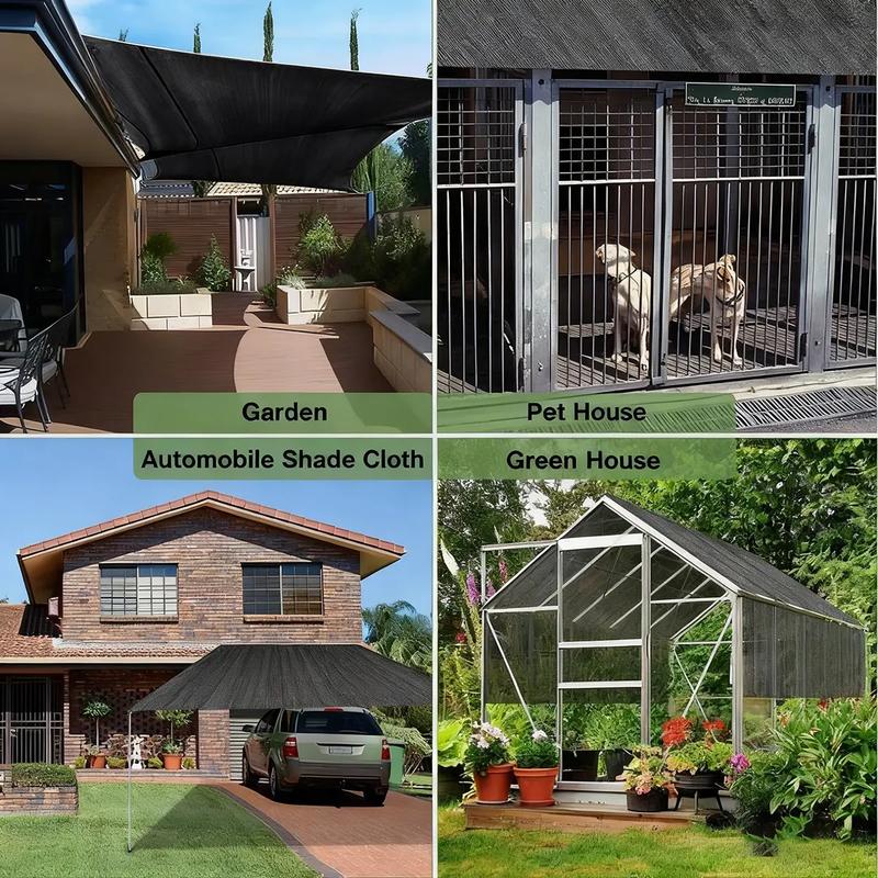 ☀️Premium Outdoor Sun Shade Net - Breathable & UV Protection Mesh Cover with Reinforced Edges for Patios, Pergolas, 🏡Vehicles, and Plant Nurseries-XXS
