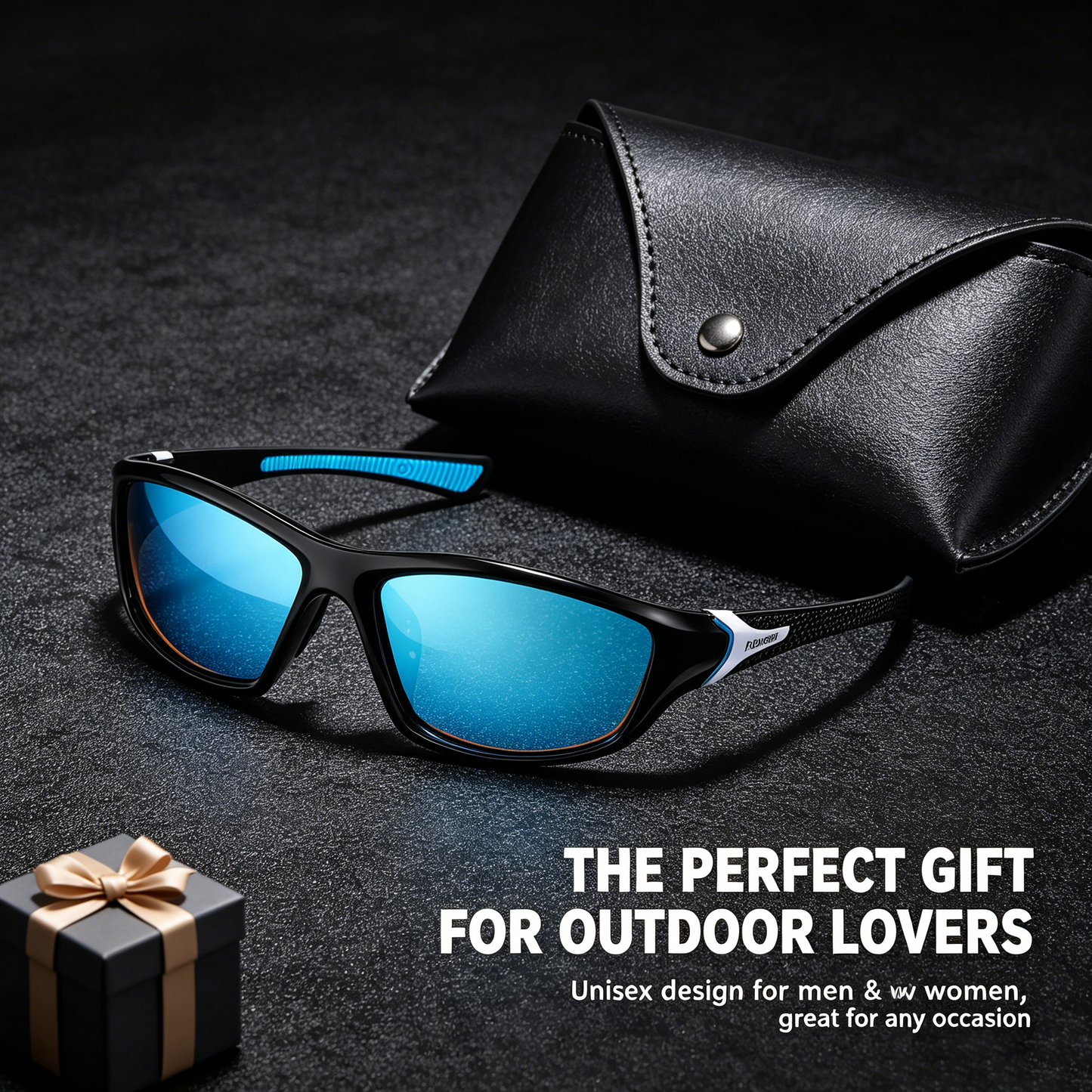 All-Weather Polarized Sports Sunglasses – Shatterproof PC Frame, 100% UV Block, No-Slip Fit for Running, Fishing & Driving-QZZ