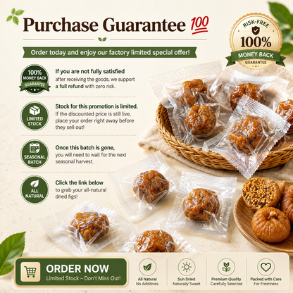 🌰Natural Sun-Dried Figs | No Added Sugar, Natural Gut & Vascular Healthy Snack-WBJ