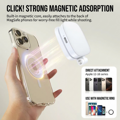 🤳 Your Pocket Photo Studio & Vanity Mirror in One! ✨ Say goodbye to bad lighting & dark shadows. Snap, flip, and glow anywhere! 💄-QZZ