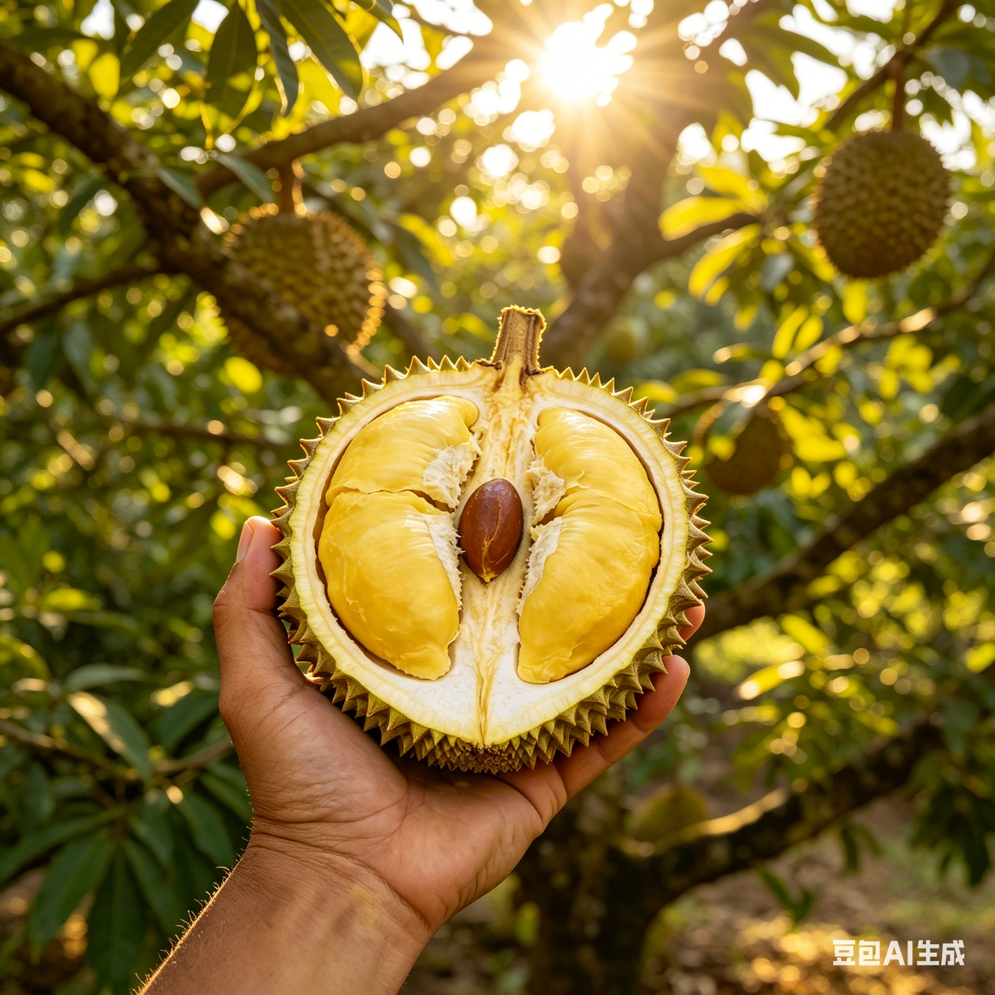 Non-GMO Durian Seeds Suitable for Home Gardens Fast Germination & Easy Growing - XLB