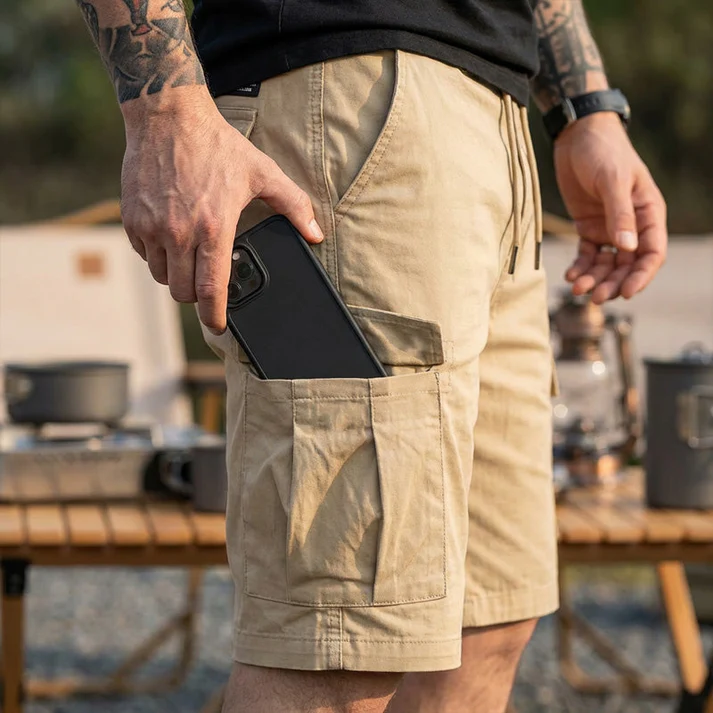 💥🩳2026 Hot Selling Item 🥳50% Limited Discount💞 Versatile Drawstring Cargo Shorts, Lightweight & Ideal for Daily Wear-XLB