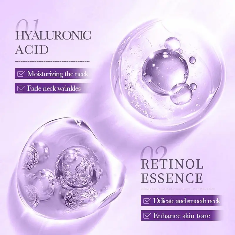 🤍 Smooth Wrinkles & Reduce Double Chin with Collagen Neck Firming Cream Suitable for Wrinkled Skin,with Hyaluronic Acid,VitaminC+E-XLB
